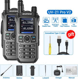 Baofeng - UV21 PRO V2 - High Power Dual Band Walkie Talkie (2 stuks)