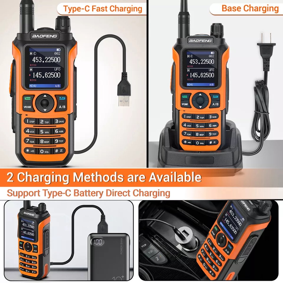 Baofeng - UV21 PRO V2 - High Power Dual Band Walkie Talkie (2 stuks)