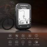 Coospo - SC500 Fietscomputer met GPS & Kaartweergave & Snelheidsmeter