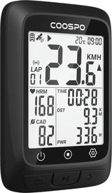 Coospo - BC107 - Draadloze GPS Fietscomputer met ANT+ communicatie