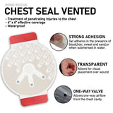 Rhino Rescue - Chest Seal – Onmisbare Eerste Hulp voor Borstwonden