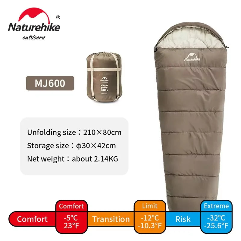 Naturehike - MJ300 & MJ600 Mummy Slaapzak