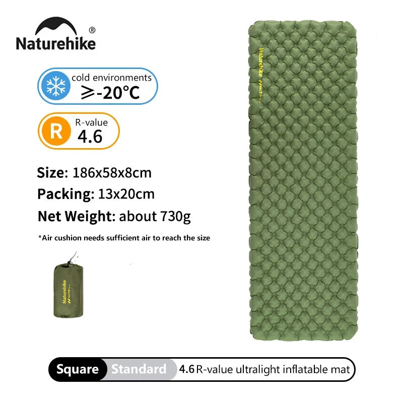 Naturehike - 4.6 R Waarde Ultralicht Luchtmatras