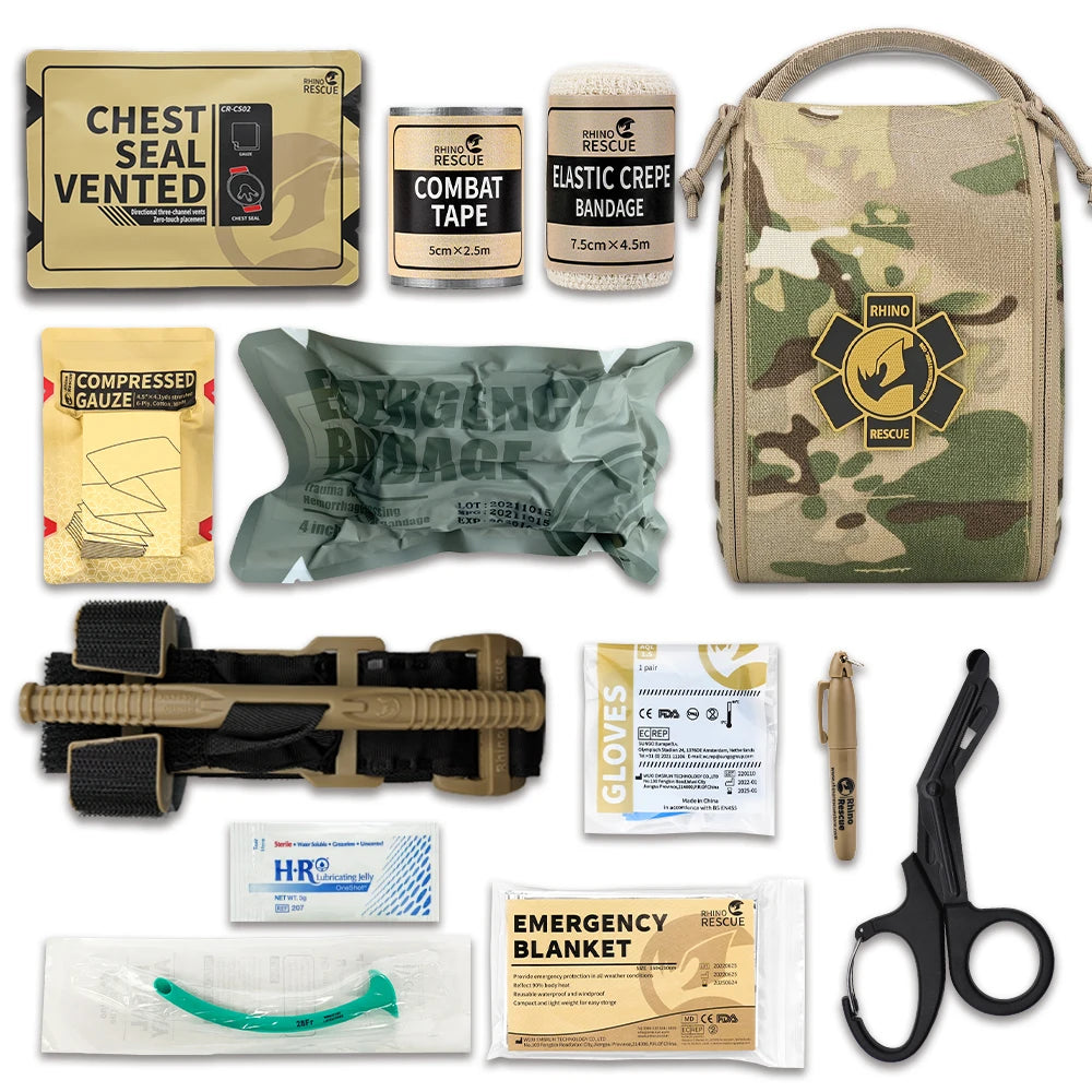 Rhino Rescue - Tactical First Aid Kit - Jouw Compleet Overlevingspakket