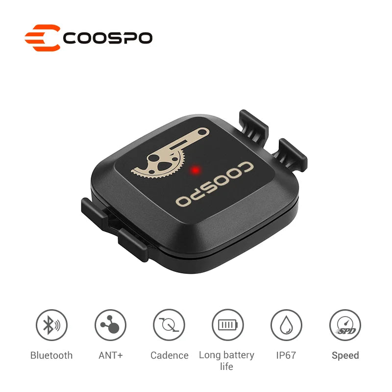 Coospo - BK467 Snelheidssensor of Trapsensor met Bluetooth 4.0 & ANT+