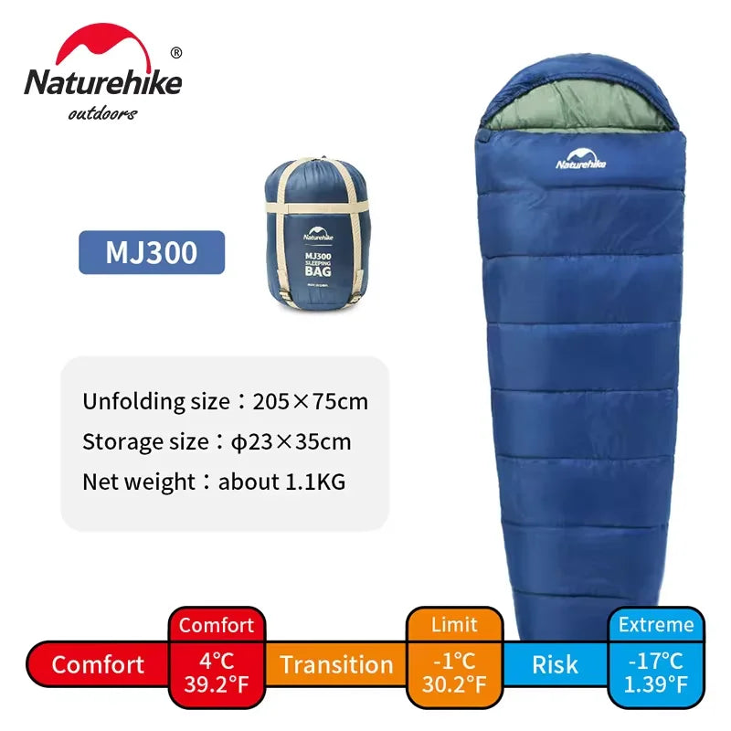 Naturehike - MJ300 & MJ600 Mummy Slaapzak