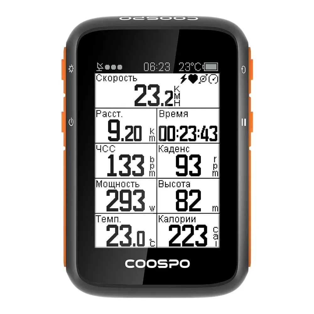 Coospo - BC200 - Draadloze GPS Fietscomputer met ANT+ en Bluetooth