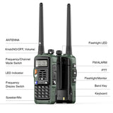 Baofeng - UVS9 Plus Walkie Talkie – Lang Bereik, Draagbaar en Hoog Vermogen