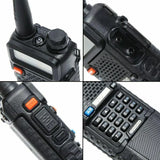 Baofeng - M-5R Walkie Talkie – Multi-Band, Draagbaar en Boordevol Functies