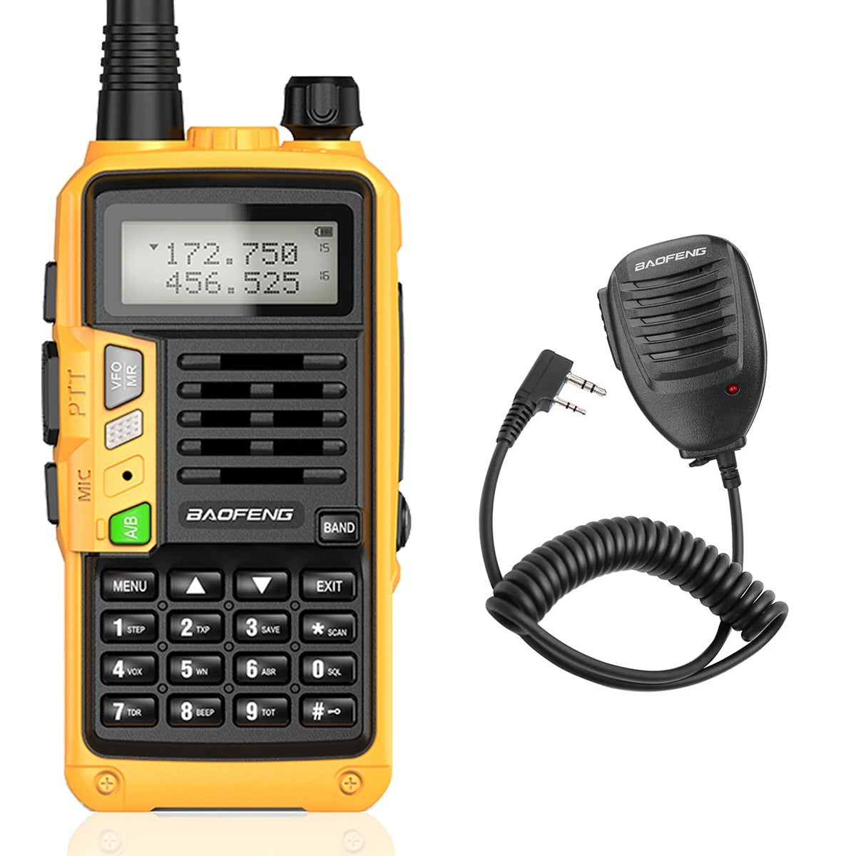 Baofeng - UVS9 Plus Walkie Talkie – Lang Bereik, Draagbaar en Hoog Vermogen